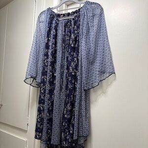 Free People sheer top or mini dress - size large